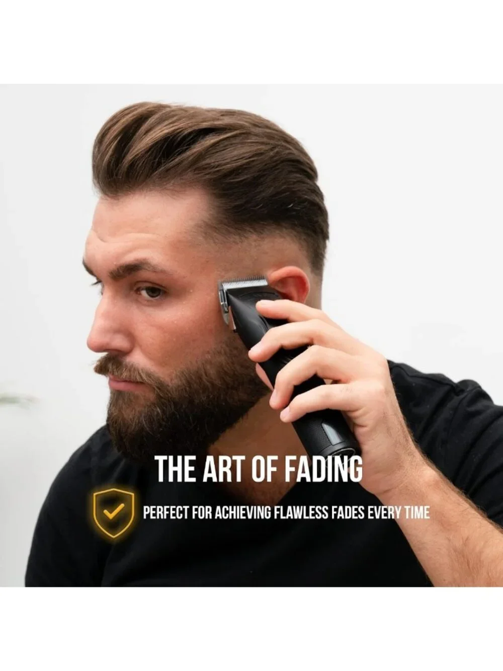 Professional Hair Clippers & Trimmer Set for Men - Cordless Barber Haircut Kit